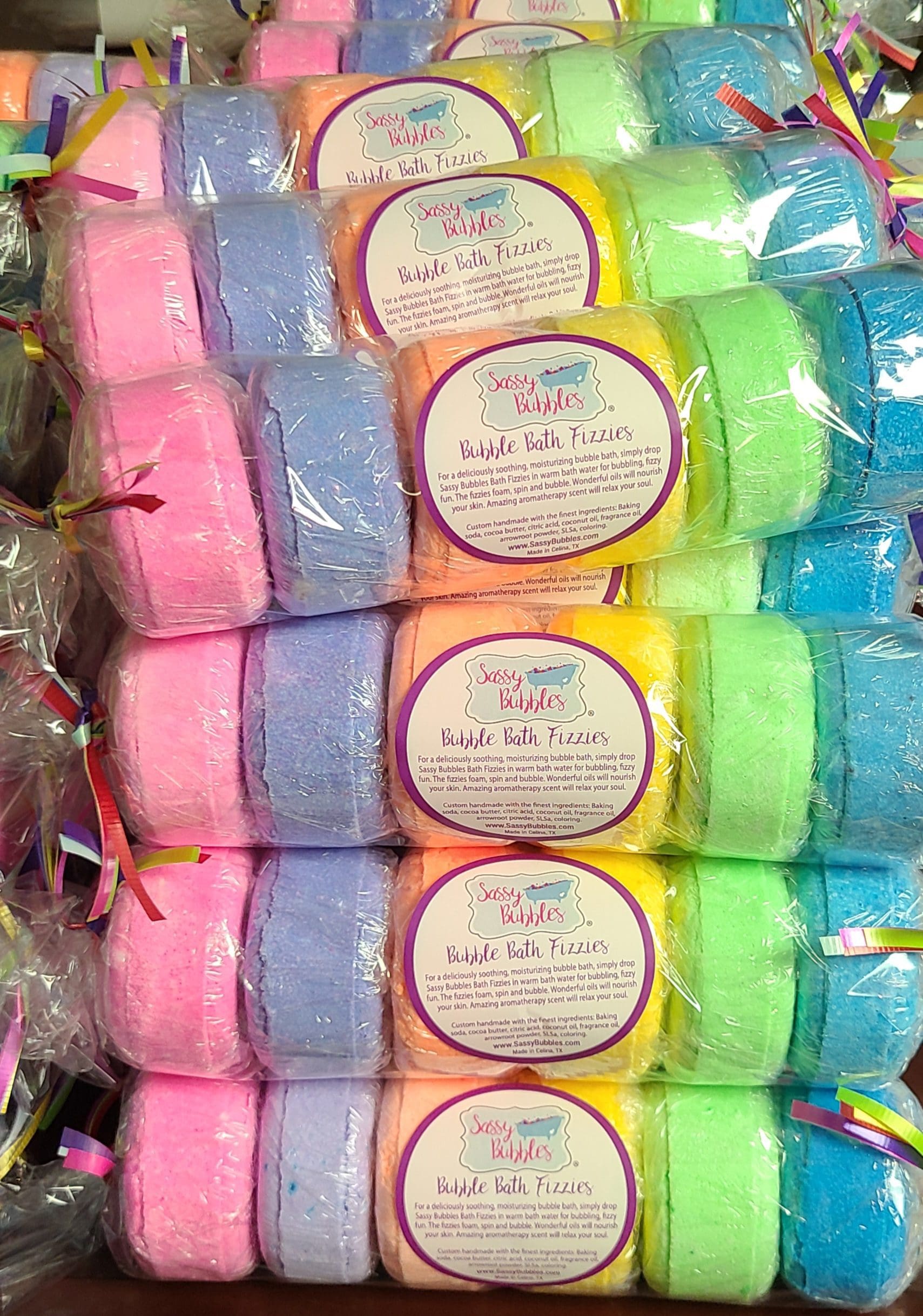 Sweet Fizzie Roll - Bubble Bath Fizzies - Sassy Bubbles