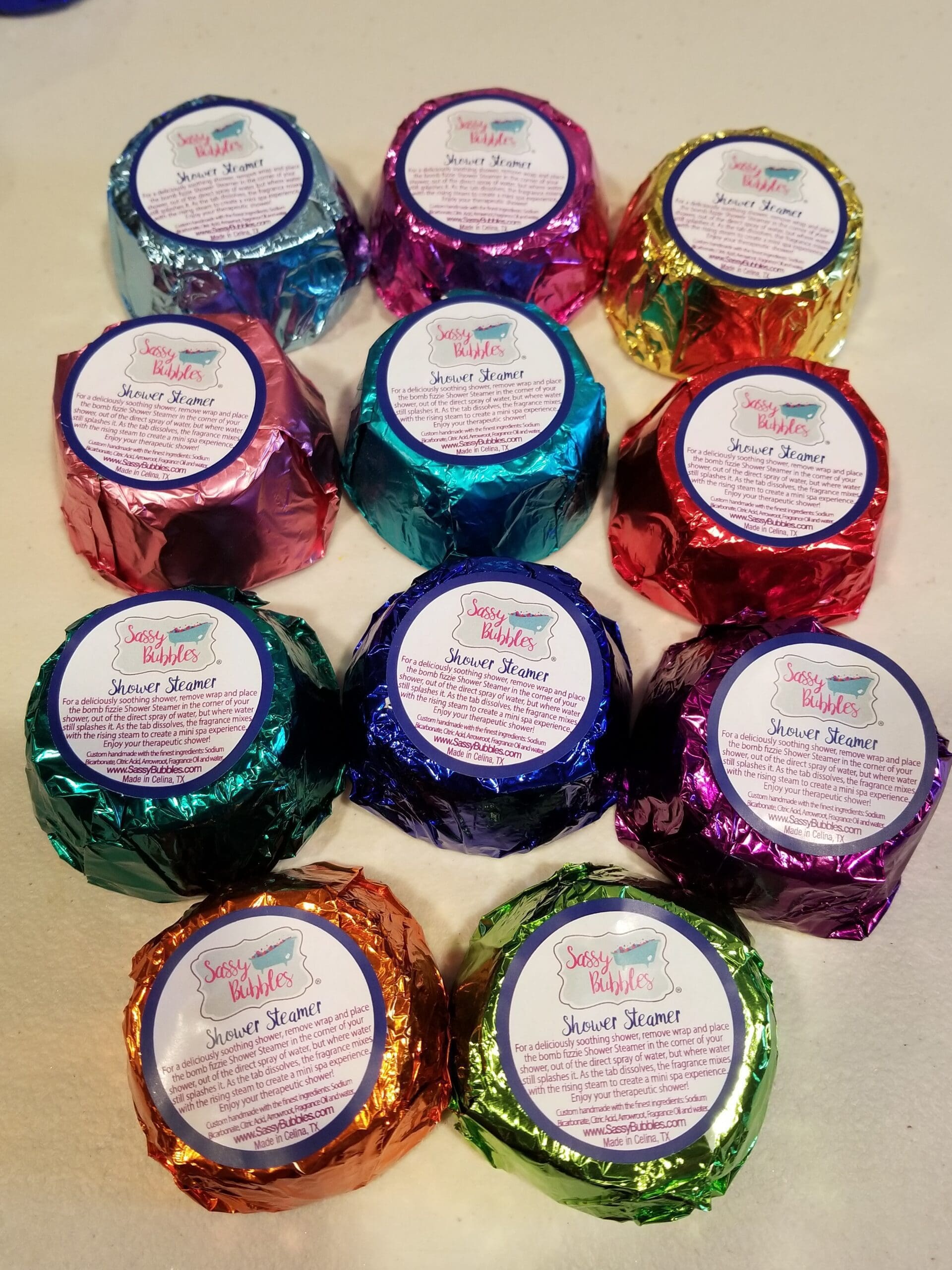 Shower Steamer Samples - Sassy Bubbles